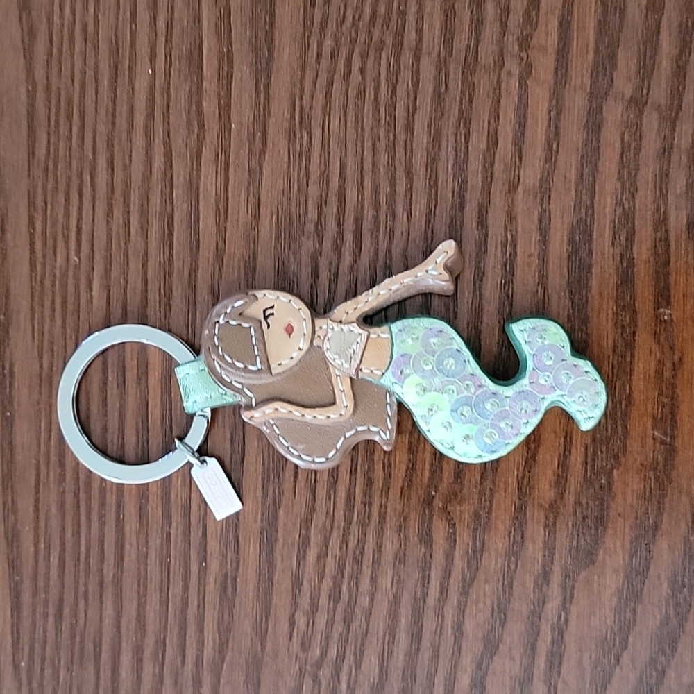 COACH Mermaid Key Fob | Bag Charm | Key Chain